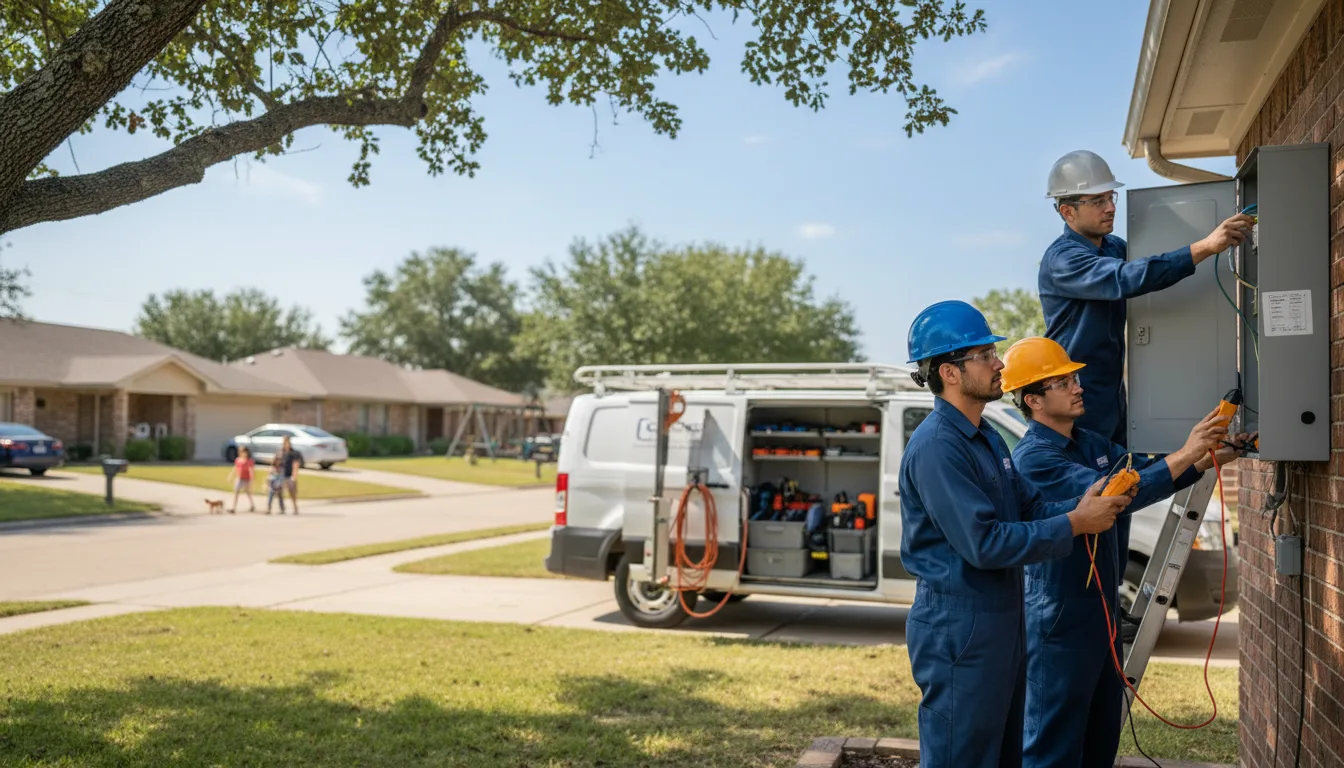 Certified electrician providing emergency electrical services in Marengo, IL